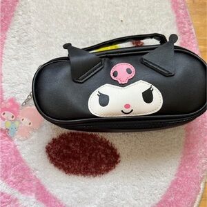 Black Kuromi Pencil Case